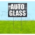thumbnail image 1 of Auto Glass (18" x 24") Yard Sign, Includes Metal Step Stake, 1 of 6