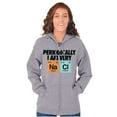 thumbnail image 4 of Funny Salty Chemistry Science Joke Zip Up Hoodie Men's Women's Brisco Brands S, 4 of 6