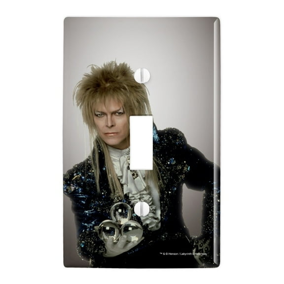 David Bowie As Jareth From The Labyrinth Plastic Wall Decor Toggle Light Switch Plate Cover