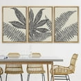 thumbnail image 3 of PixonSign Framed Canvas Print Wall Art Set Tropical Island Jungle Plant Sketches Nature Wilderness Illustrations Modern Art Minimalism Decorative for Living Room, Bedroom, Office - 16"x24"x3 Natural, 3 of 5