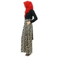 thumbnail image 3 of Bimba Ladies Maxi Muslim Abaya Rayon Dress Jilbab With Cotton Hijab, 3 of 6