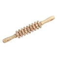 thumbnail image 2 of Masajeador de Rodillos Portátil de Mano con Rodillo de de Madera para La Cintura de La Pierna Del Abdomen, 2 of 9
