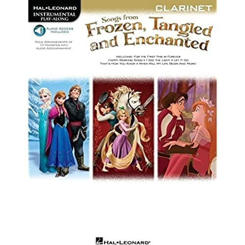 Pre-Owned Songs from Frozen, Tangled and Enchanted: Clarinet (Hal Leonard Instrumental Play-along), 9781480387225, 1480387223, Paperback, 1 edition