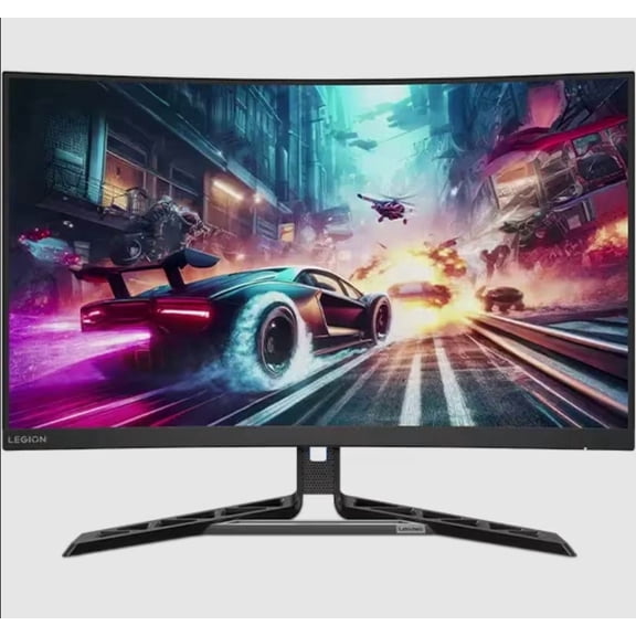 Lenovo Legion R32qc-30 32" Class WQHD Curved Screen Gaming LED Monitor - 16:9 - Raven Black - 31.5" Viewable - Vertical Alignment (VA) - WLED Backlight - 2560 x 1440 - 16.7 Million Colors - Adaptiv...