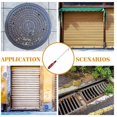 thumbnail image 4 of Manhole Cover Hook Roller Shutter Door Hook Rubber Handle Hook Sliding Door Hook, 4 of 4