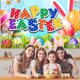thumbnail image 4 of Fiudx Banners de Pascua, Fondos de Poliéster Vibrantes, Tres Tamaños Disponibles, Decoración Festiva de Primavera, Uso En Interiores y Exteriores, Reuniones Familiares y Celebraciones, Diseño Reutili, 4 of 6