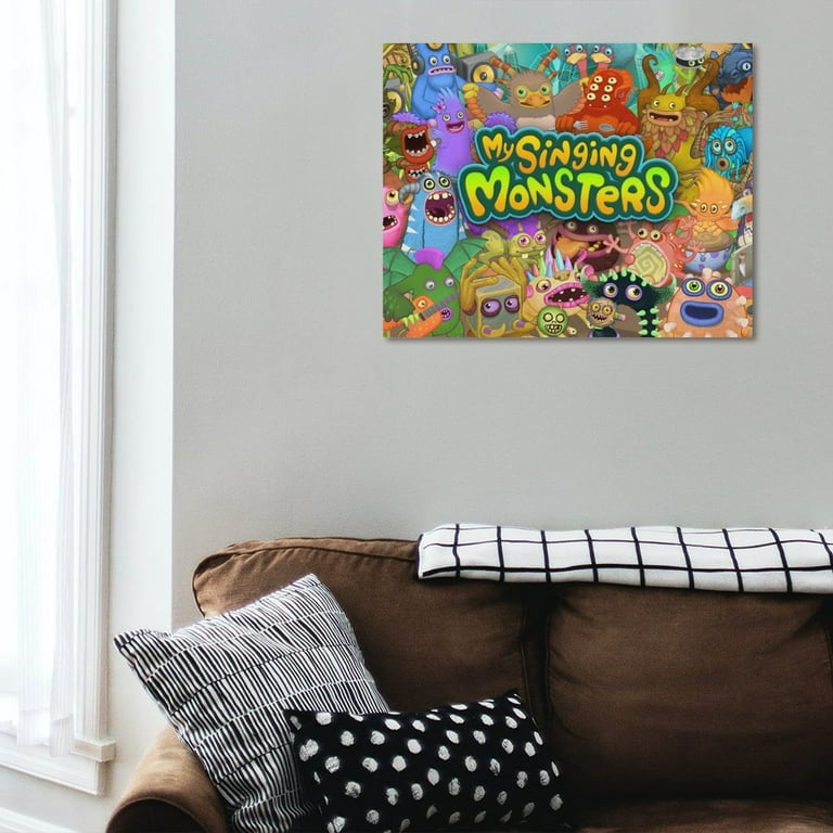 My Singing Monsters Decorative Painting Canvas Wall Poster Art