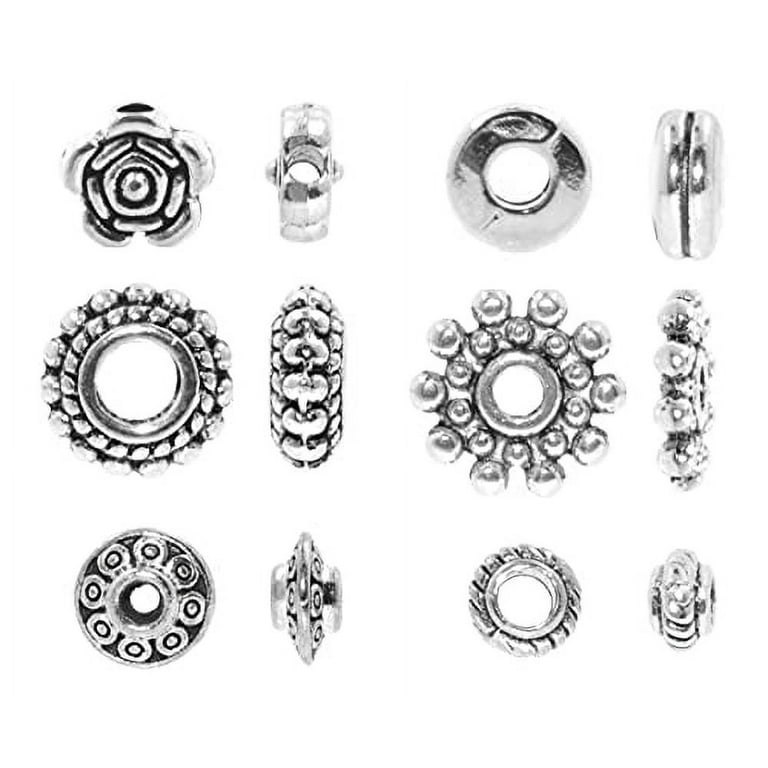 ACRYLIC AND METAL EUROPEAN BEADS SPACERS CHARMS JEWELRY MAKING