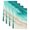 Turquoise, variant on Turquoise Ombre Oceans Kitchen Towels Set of 4, Watercolor Summer Coastal Beach Waves Absorbent Dish Towels for Kitchen, Microfiber Hand Towel, Quick Drying Tea Towel Decorative Dishcloths