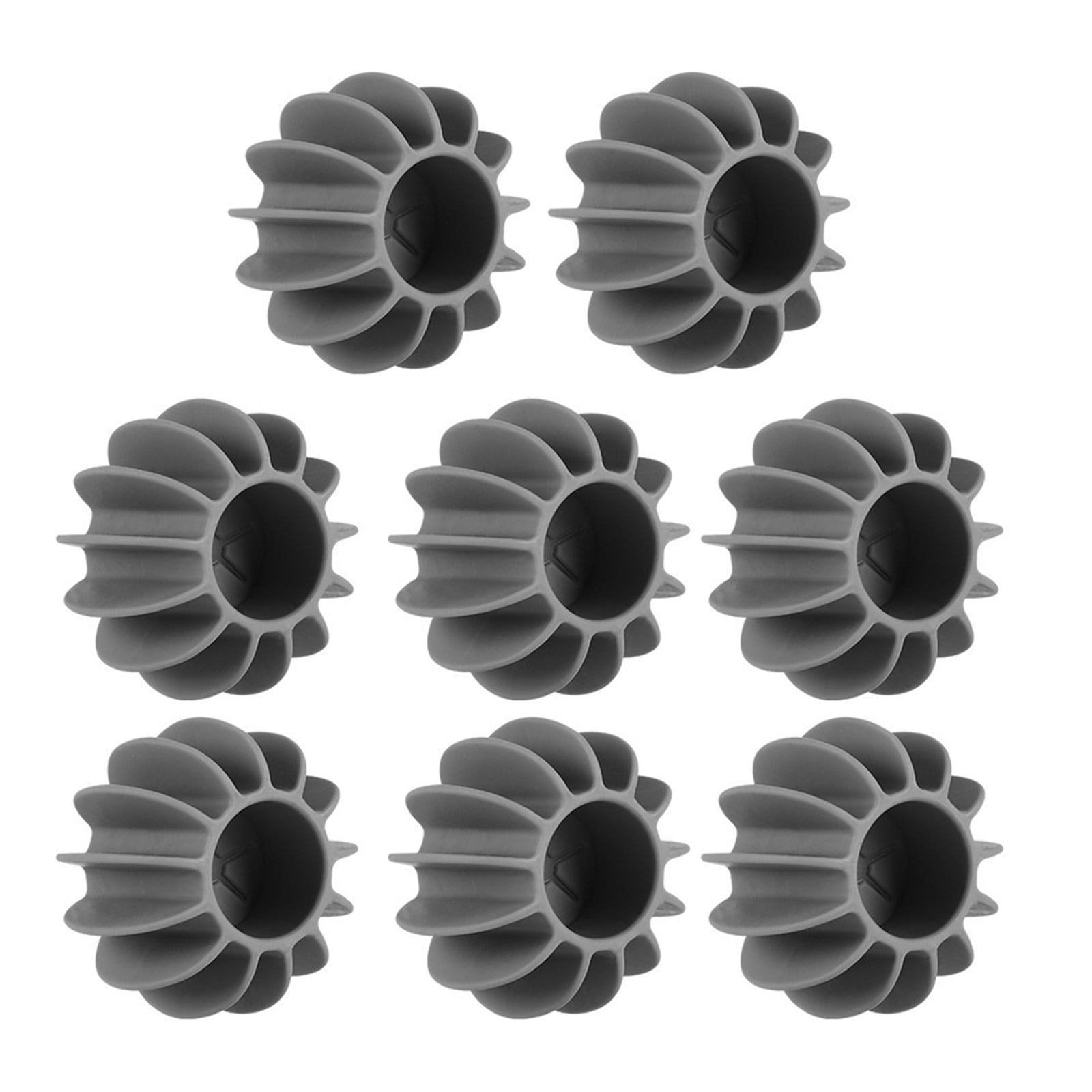Reusable Silicone Laundry Balls - Soft Material, Friction Cleaning & Washer-Safe - 8Pcs Set for Effective Clothing Cleaning/Deodorizing