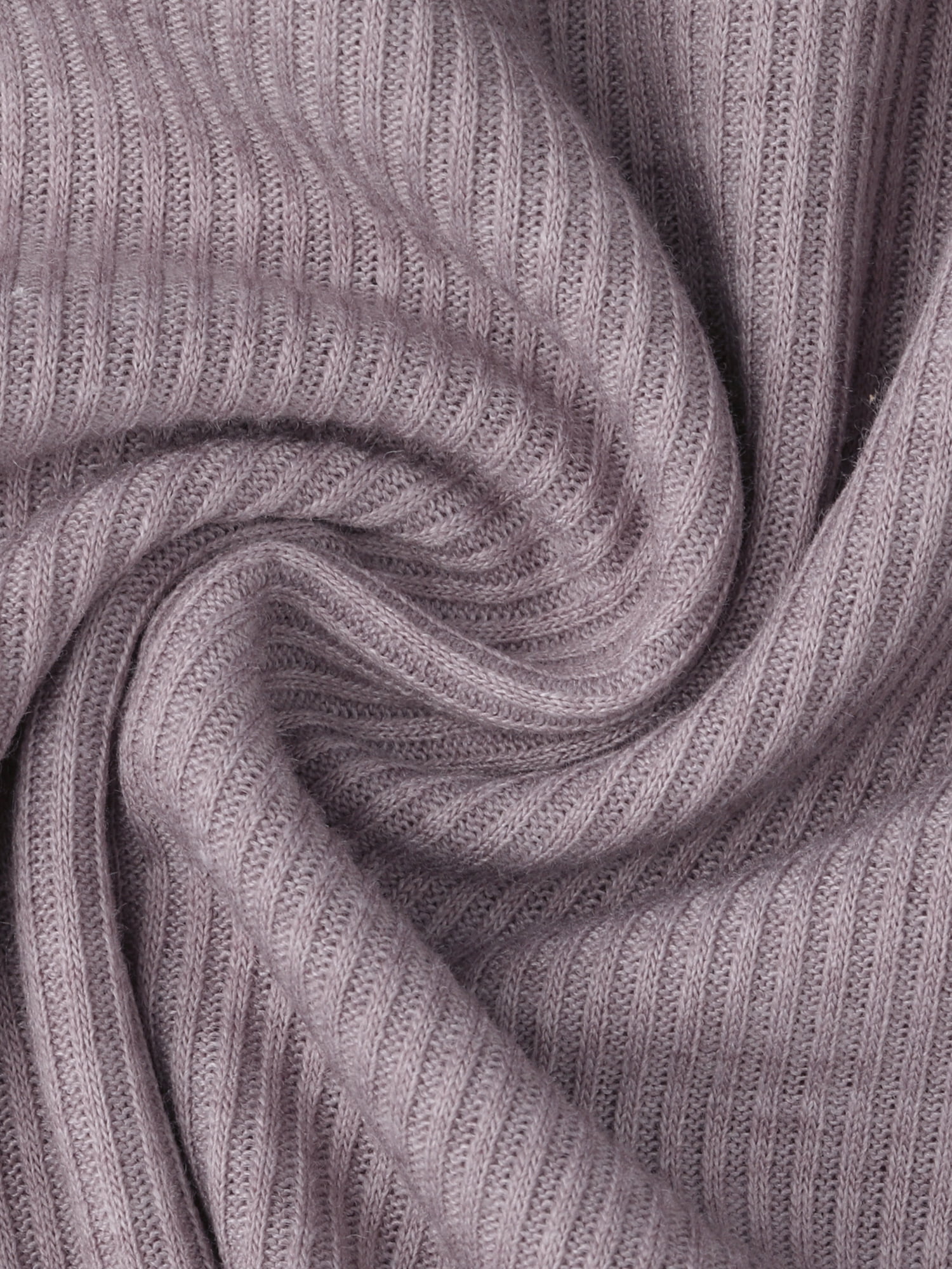 DARING DIVA Women's Elastic Waist Jersey Knit Soft Casual Contrast Hem S Purple