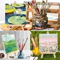 thumbnail image 3 of Mini Caballete de Madera Con Lienzo Para Pintura 12 Piezas, 3 of 8