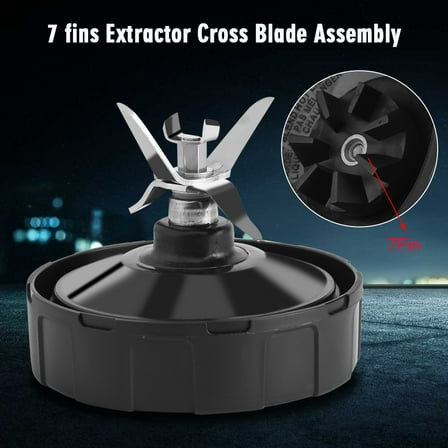 1000/1500W 7 Fin Extractor Blade Replacement Part For Nutri Blender Juicer