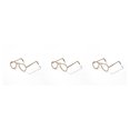 thumbnail image 1 of Vogacara Monturas de gafas Útil Multifuncional Creativo Útil Portátil Pequeño Suministro de gafas Marco de gafas de metal resistente Oro Type1 NO1, 1 of 6