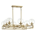 thumbnail image 4 of Savoy House Crosby 8-Light Chandelier in Warm Brass, 4 of 5