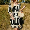thumbnail image 3 of Leopard Print Is A Color Flare Dress Square Neck Dress Elegant Female Fashion Printed Dress, 3 of 9