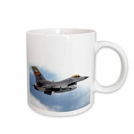 

3dRose F-16 Jet Aircraft Ceramic Mug 15-ounce
