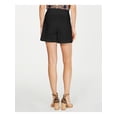 thumbnail image 2 of INC Womens Black Belted Pocketed High Waist Shorts Size: 4, 2 of 2