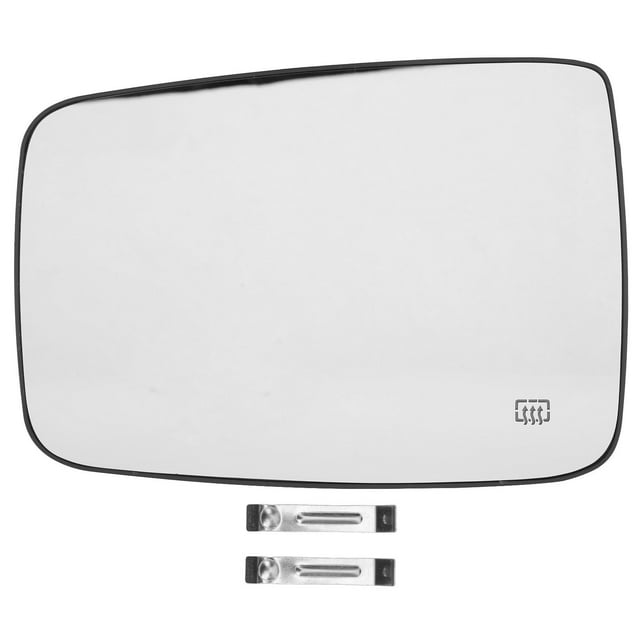 Espejo lateral de cristal para puerta, espejo retrovisor con repuesto calefactable para Dodge Ram 1500 2500 izquierdo 68079363AA Jadeshay A