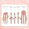 thumbnail image 2 of 5 IN 1 Portable Eyeshadow Lip Brush Brush Powder Eyebrow Foundation Powder Puff Make Up Tools Multifunctional Makeup Brushes, 2 of 5