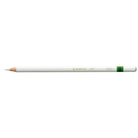 8052 All Coloured Pencil Crayons for Almost All Surfaces, 3.3 mm, white, Pack of 12, 8052 By