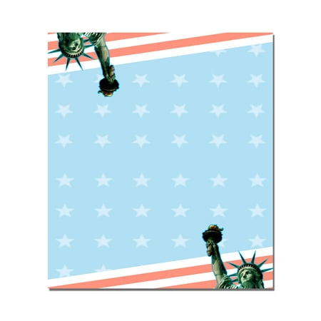 Patriotic Theme Statue of Liberty Table Tent Place Cards - 25 Patriotic Theme Guest Seating Name Cards - Table Tents - Place Cards (Patriotic Theme) - 77011