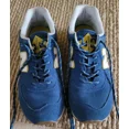 thumbnail image 2 of New balance 574 men 9.5 shoes blue white and yellow great condition, 2 of 5