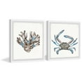 thumbnail image 2 of Parvez Taj Luminous Crab and Coral Diptych, 2 of 4