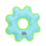 DURAFORCE - Medium Gear Ring - Durable Woven Fiber - Squeakers - Multiple Layers. Made Durable, Strong & Tough. Interactive Play (Tug, Toss & Fetch). Machine Washable & Floats
