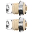 thumbnail image 2 of 2pcs Ceramic G9 Light Threaded Socket Screw-in Light Bulb Socket Light Bulb Holder Replacement, 2 of 4