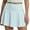 Light Blue, variant on High Waisted Pleated Tennis Skirt With Built-In Shorts And Pockets Lightweight Athletic Skort For Women