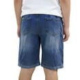 thumbnail image 5 of Tdoqot Boys Denim Shorts with Pockets- Casual Baggy Straight Leg Elastic Waist Kids Jean Shorts Blue Size 6, 5 of 7