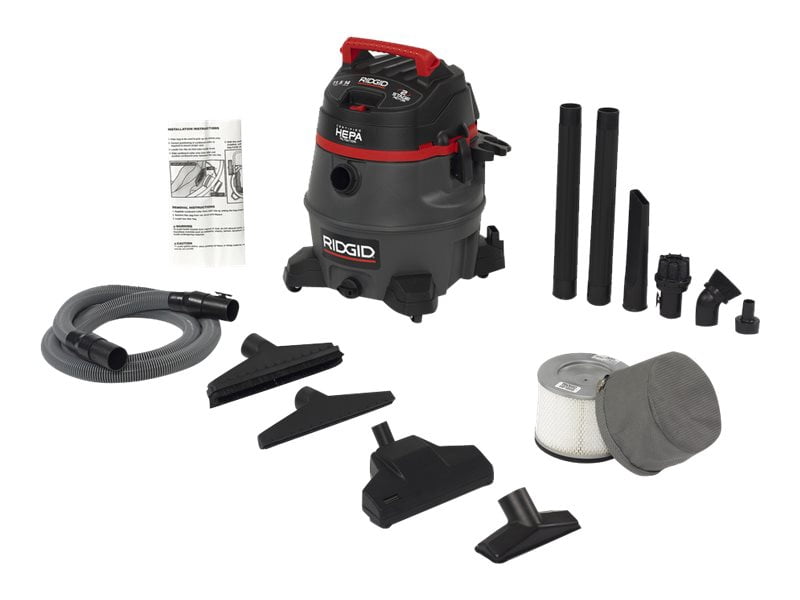 RIDGID RV2400HF 14 Gal. Professional Wet/Dry Vac w/ Certified HEPA Filtration