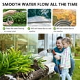 thumbnail image 5 of Short Stainless Steel Garden Hose 10 Ft ? Lightweight Flexible Metal Garden Hose - Thorn Proof Steel Metal Water Hose with Solid Fittings for Garden, Outdoor Use (10ft), 5 of 6