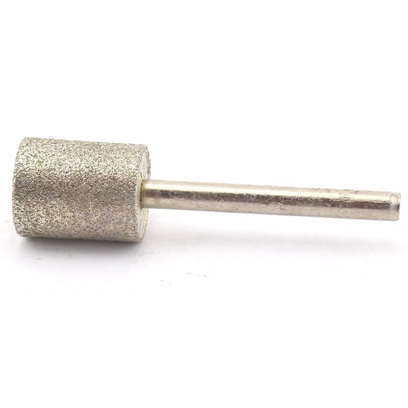 JINGLING Diamond Grinding Head Cylindrical 20mm 3/4" in Burr Bit Tools for Stone