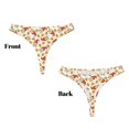 thumbnail image 3 of Balery Gnomes Autumn Tangas de Algodón para Mujer con Estampado – Ropa Interior Sexy, Transpirable, G-string-Large, 3 of 6