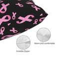 thumbnail image 3 of Kdxio Cotton Pillow Cases 20"x30" Pillowcases,Soft and Breathable Bedroom Pillow Cases-Breast Cancer Awareness-No Pillow Core, 3 of 5