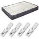 thumbnail image 1 of (Juego de 4) correas para sujetar sábanas: clips ajustables para sábanas, sujetadores para sábanas, tirantes, soporte de agarre elástico utilizado para sábanas, 1 of 5
