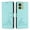 Green, variant on Flip case for GANGXUN Motorola Edge 2023 Wallet Case with Kickstand, Card Slots, RFID Block, Cat Design