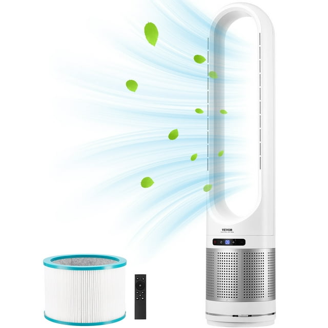 VEVOR 40" Oscillating Tower Fan 8H Timer 15.4ft/s High Velocity with Remote Control