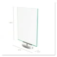 thumbnail image 5 of Deflecto Superior Image Swivel Sign Holder w/Green Edge, 8.5 x 11 Insert, Silver Base, 5 of 11