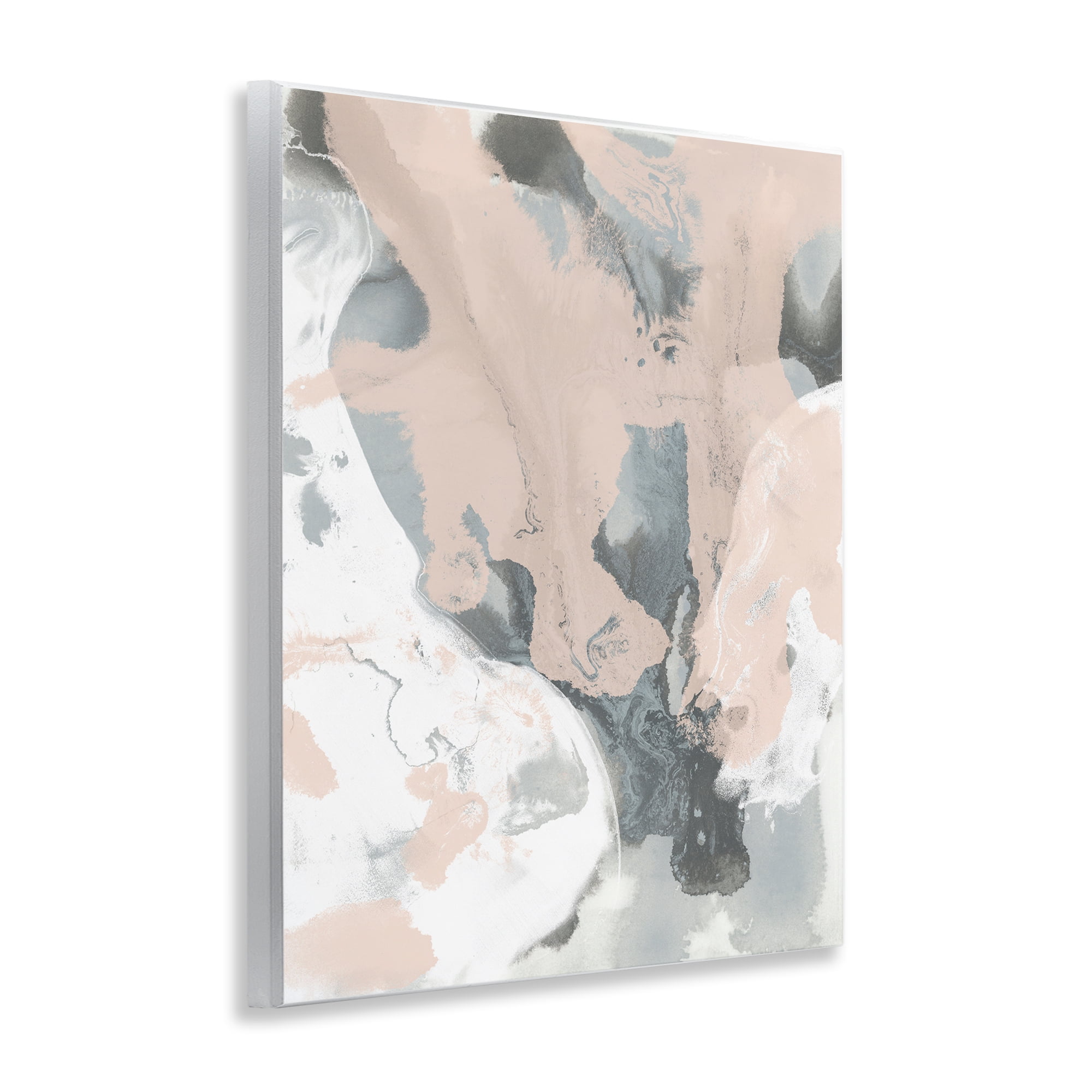 Stupell Industries Organic Fluid Abstraction Abstract Painting Unframed Art Print Wall Art, 11 x 14