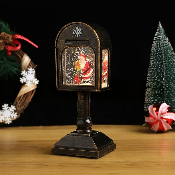 Lekihaqq Christmas Decorations Ornaments Scene Setups Lights Night Lights Desktop Christmas Scenes Holiday Display Home Decor Festive Atmosphere