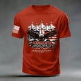 thumbnail image 5 of 250th Anniversary USA Flag Shirt Men USA Patriotic T Shirt 250th Anniversary USA Tshirt 4th of July Shirts American Flag Tee Tops (Red,M), 5 of 6