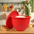 thumbnail image 7 of Mixaid Silicone Liners for Kitchenaid Tilt-Head 5 Qt Mixers - Mixer Attachments & Accessories - Replacement Mixer Bowls No Longer Needed (1* Red), 7 of 7
