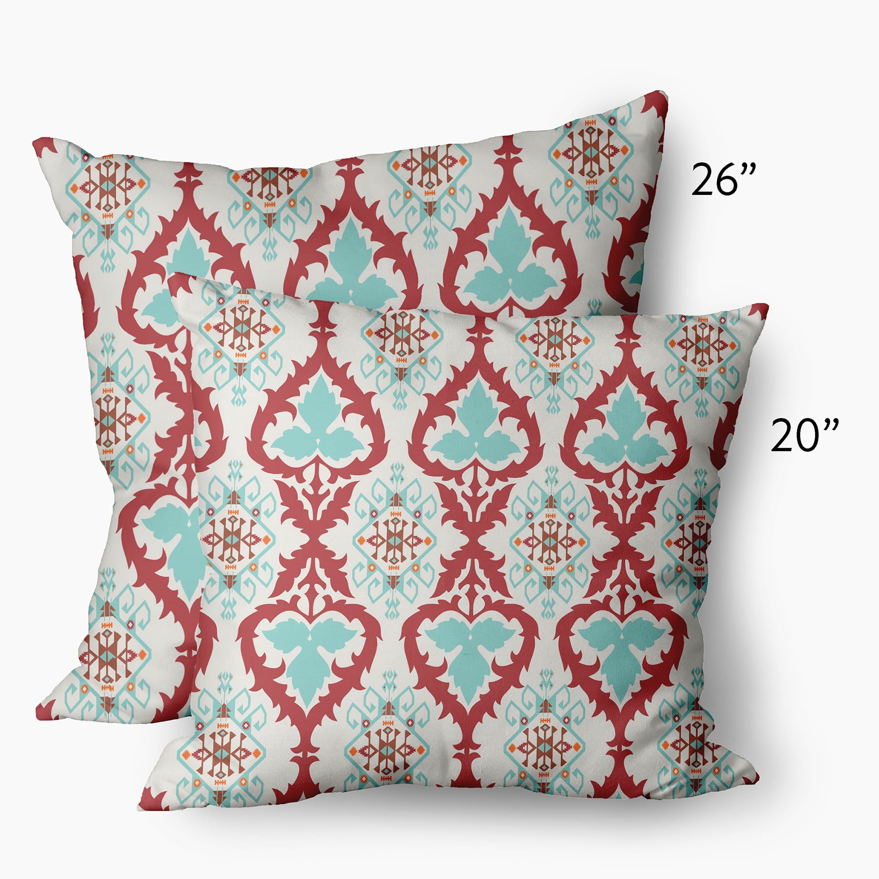 Simply Daisy 20" x 20" French, Country Blue Polyester Throw Pillow