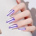 thumbnail image 4 of Metal Nail Polish Quick Dry Mirror Finish No UV Lamp Needed - Fast Drying Metallic Nail Lacquer for Women - Long Lasting Shiny Nail Color for Home Salon or Party Use - Glass Bottle 7ml, 4 of 7