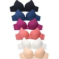 thumbnail image 5 of Mamia Women's Basic Lace/Plain Lace Bras Pack of 6- Various Styles Ariana, 42C, 5 of 24