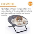 thumbnail image 4 of K&H Pet Products Elevated Cozy Cot Classy Gray Small 19 Inches, 4 of 7