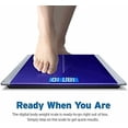 thumbnail image 4 of Scale for Body Weight, Bathroom Digital Electric Scale for People, Measures Weight up to 400 lbs, Blue, 4 of 9